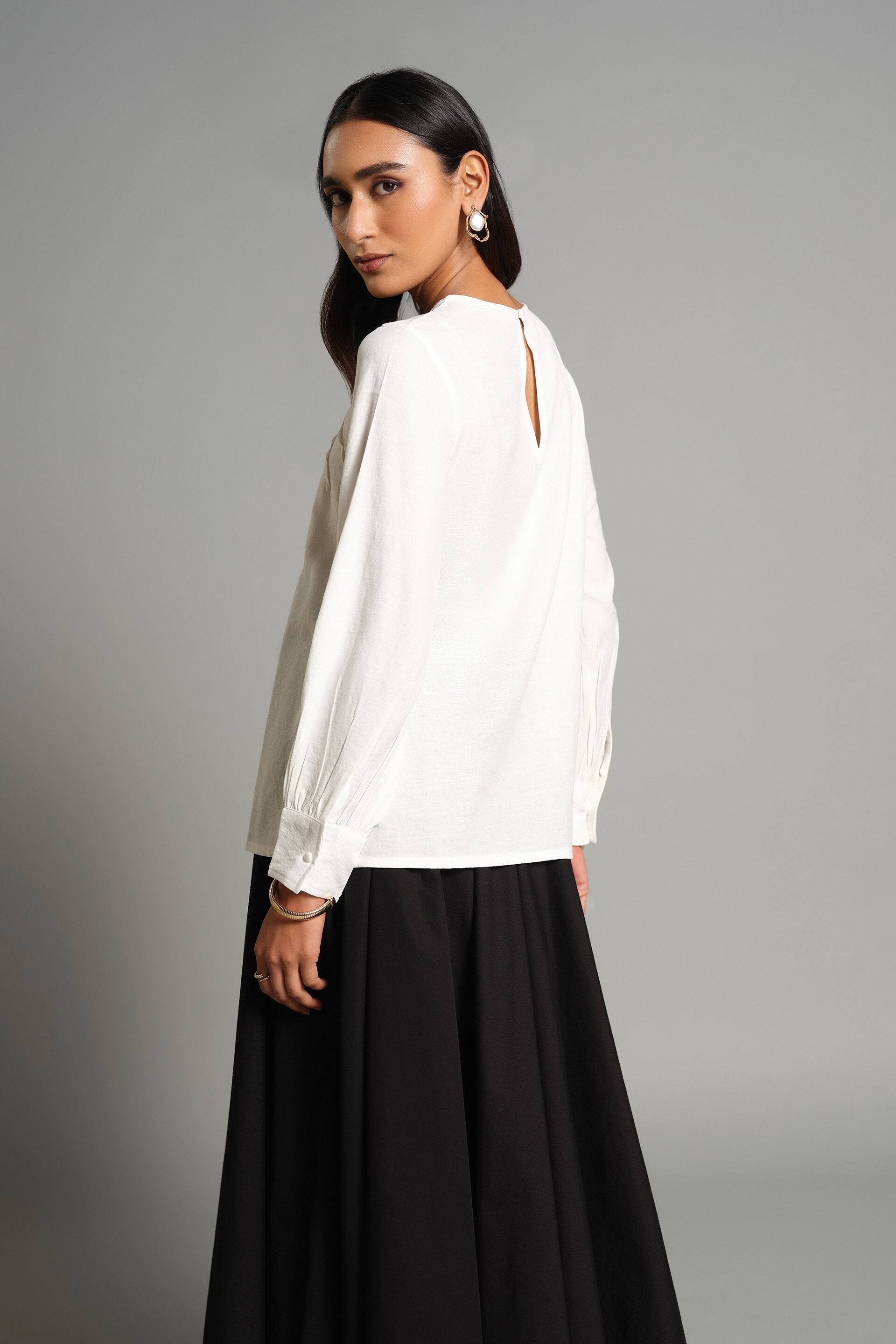 Classic Composure Top, White, image 5